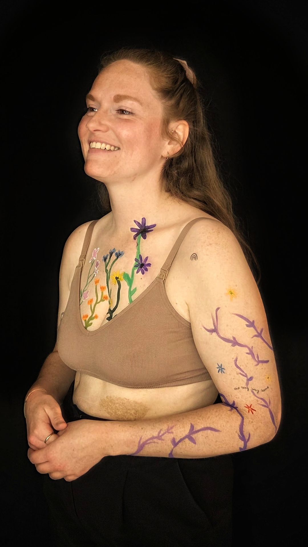 Bodypainting - fleurs