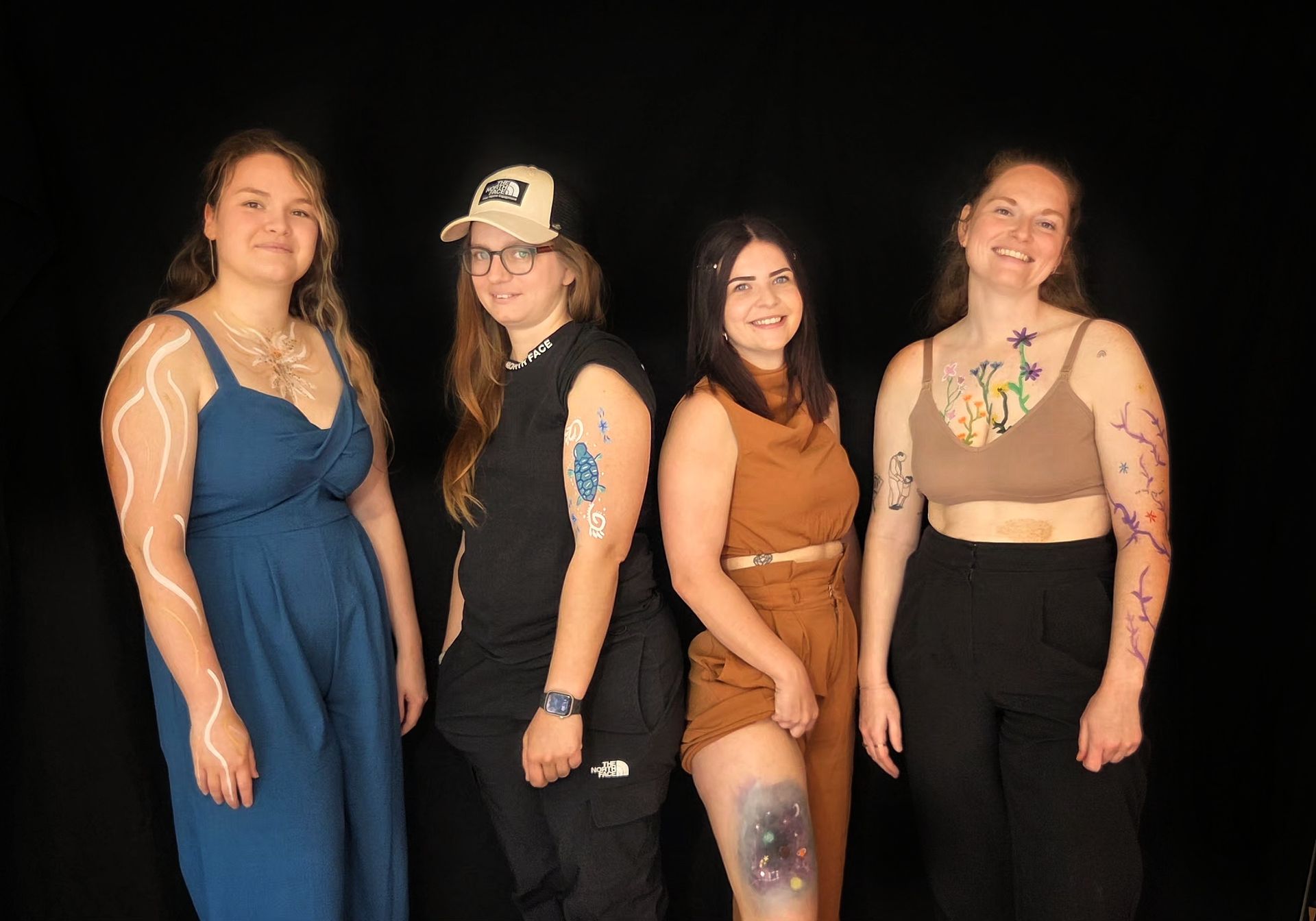 Bodypainting groupe - atelier