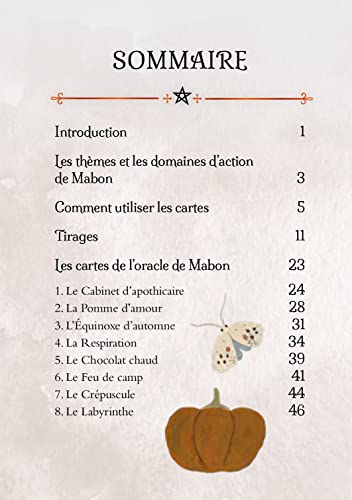 Les Saisons De La Sorcières - Oracle De Mabon