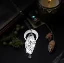 collier pendentif fantôme en acier inoxydable