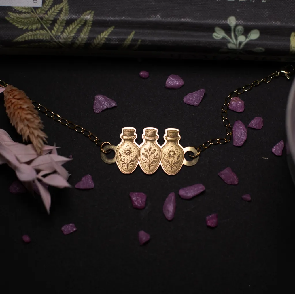 [1005] bracelet potion - liqueur d’Épine - gothique romantique