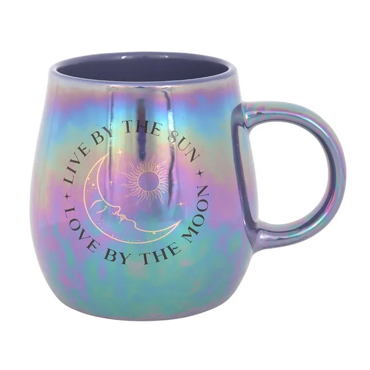 [3010] Tasse irisée « Live by the Sun, Love by the Moon »